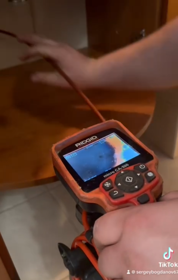 Телеинспекция канализации — монитор оператора