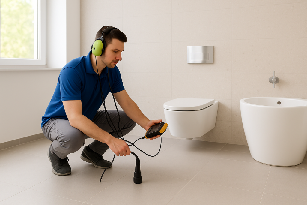 Поиск утечек воды и скрытых протечек в Киеве